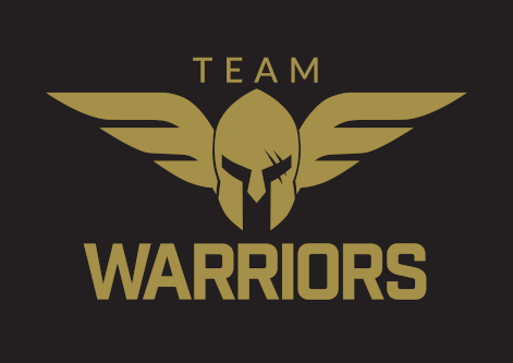 Warriors logo musta kulta_333
